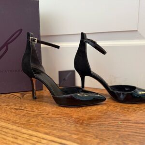 Elegant Black Patent Leather Heels